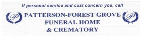 Patterson Forest Grove Funeral Home (PA37)